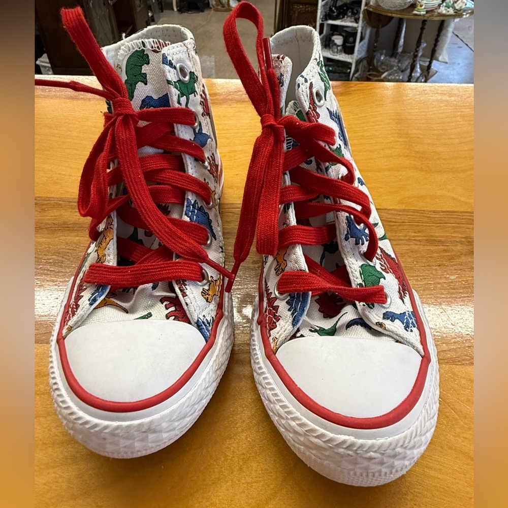 Kids Converse Chuck Taylor High Top sneakers.